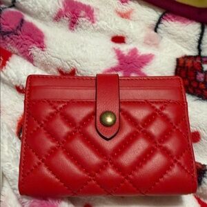 Kurt Geiger Vibrant Red Card Holder